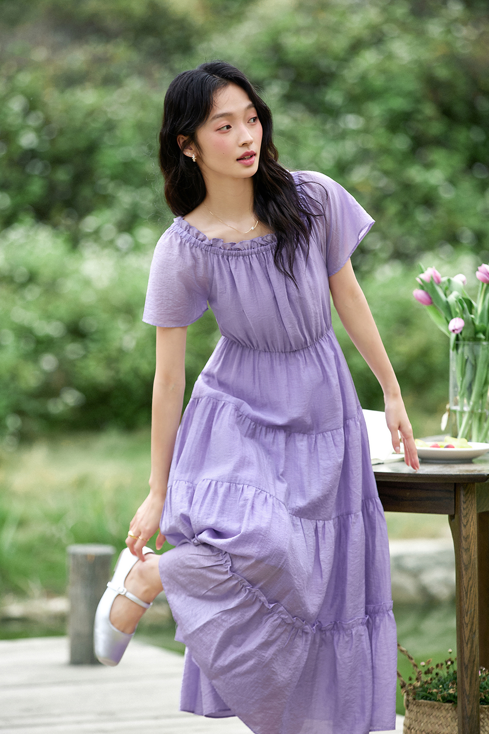Elegant Loose Cake Dress-VIMLYSTORE