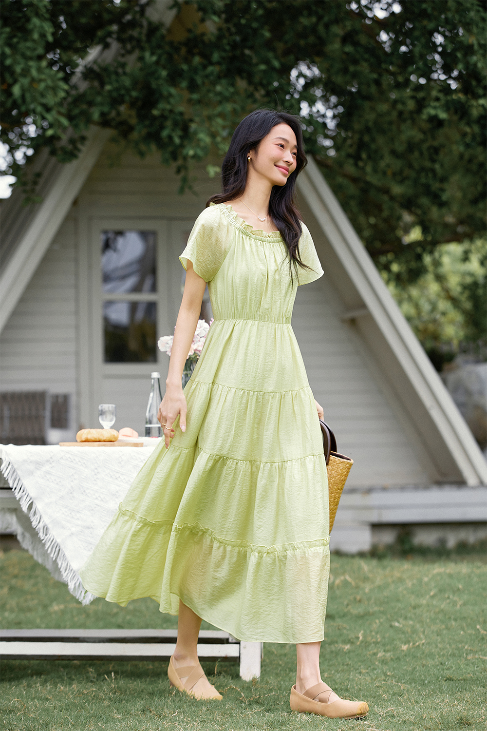 Elegant Loose Cake Dress-VIMLYSTORE