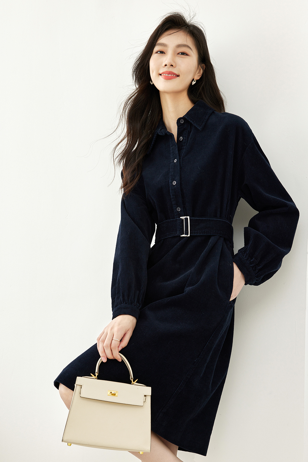 100% cotton corduroy dress