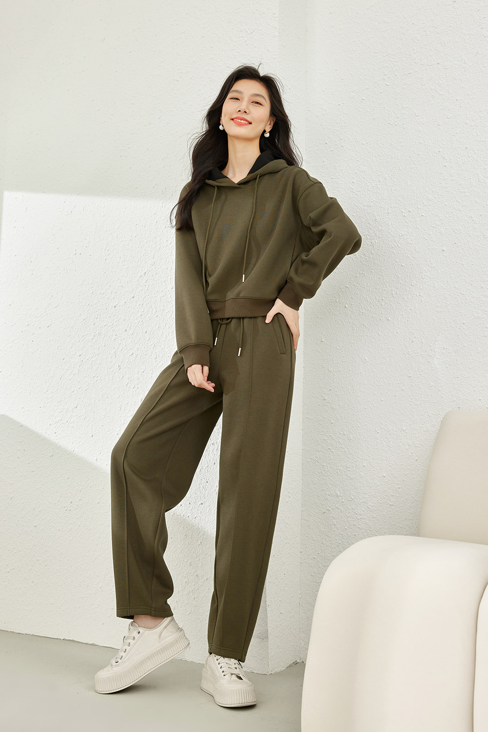 Thick Casual Two-Piece Set