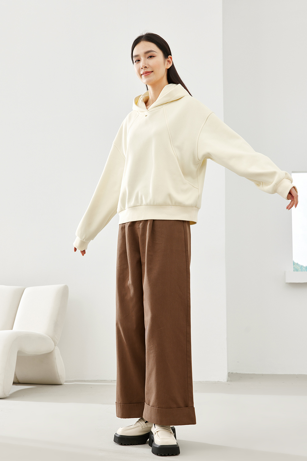 Casual Hooded Sweatshirt