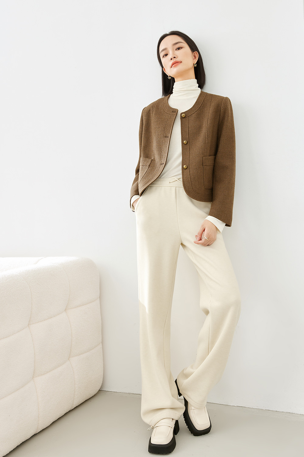 Thick warm casual jacket