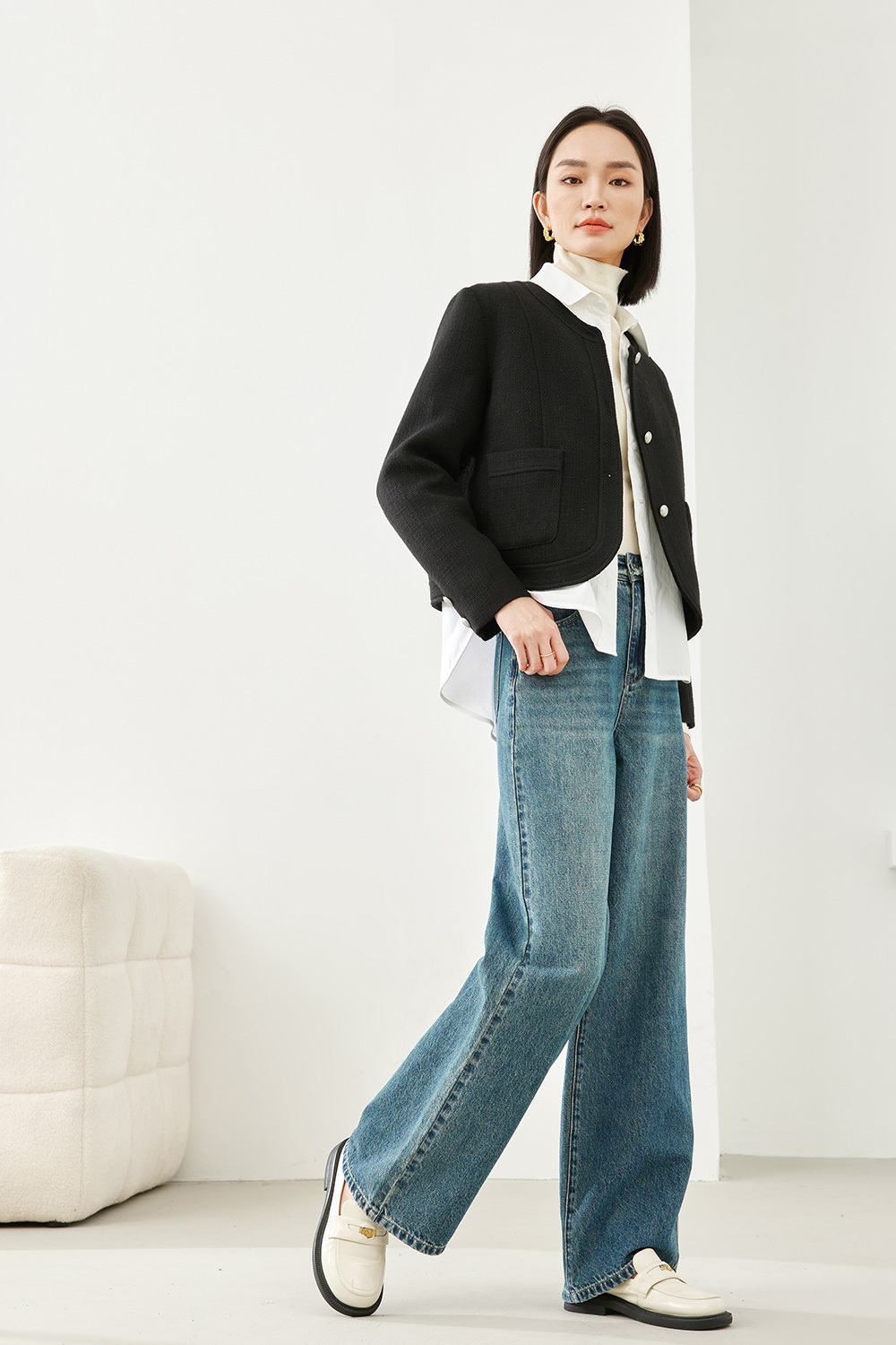 Thick warm casual jacket
