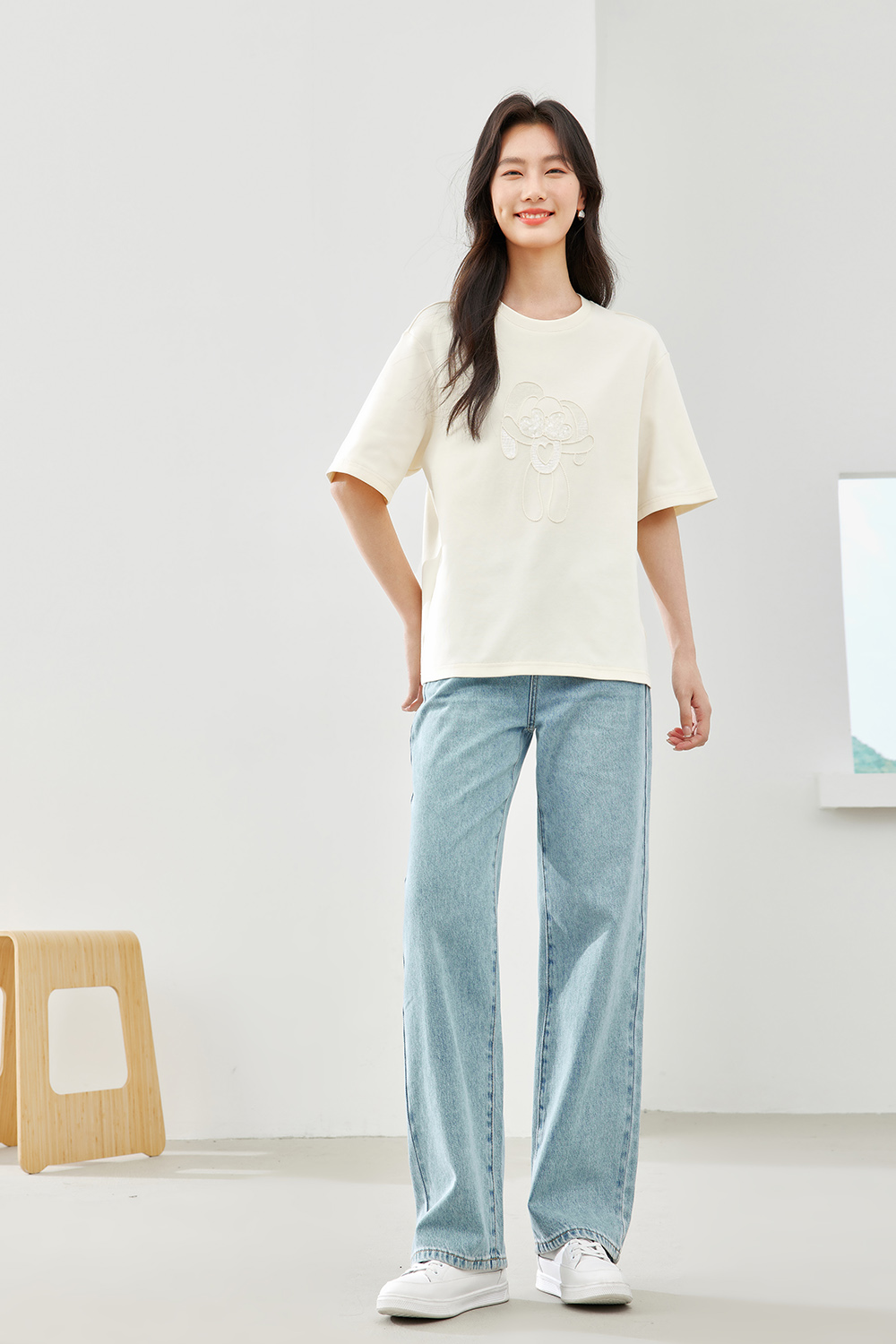 Casual Solid Color T-Shirt-VIMLYSTORE