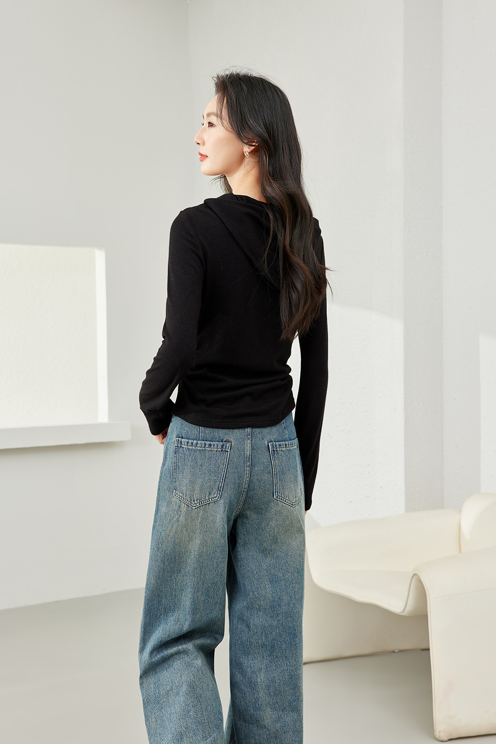 Versatile Slim-Fit Hooded T-Shirt-VIMLYSTORE