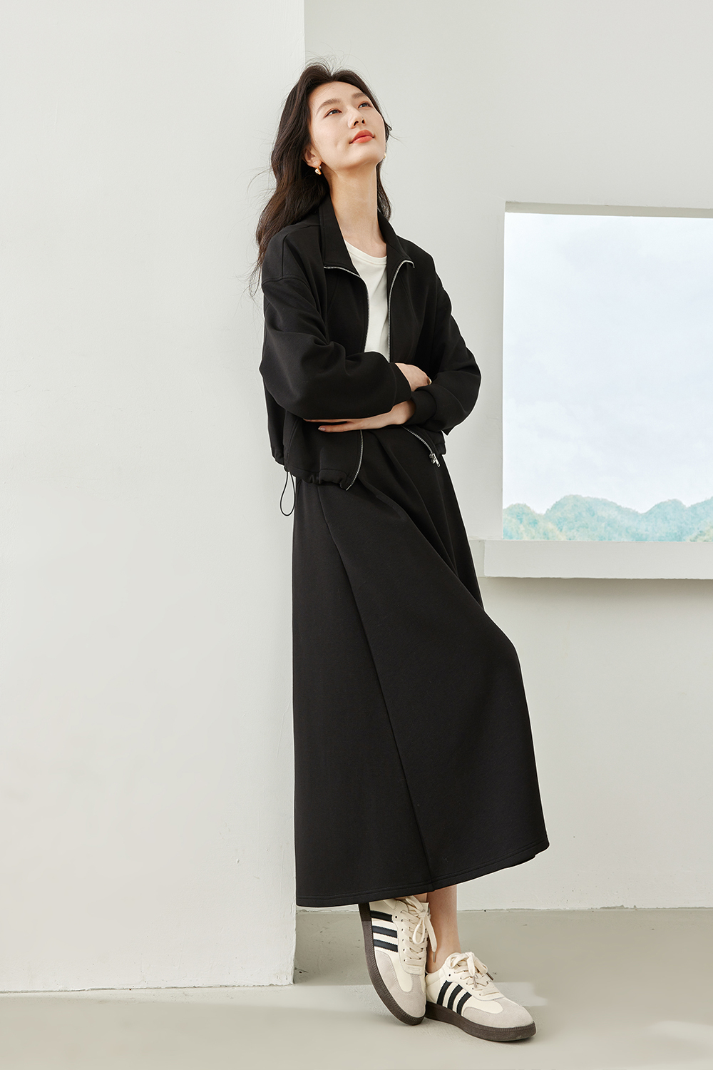 Fashionable Casual Two Piece Suit Skirt