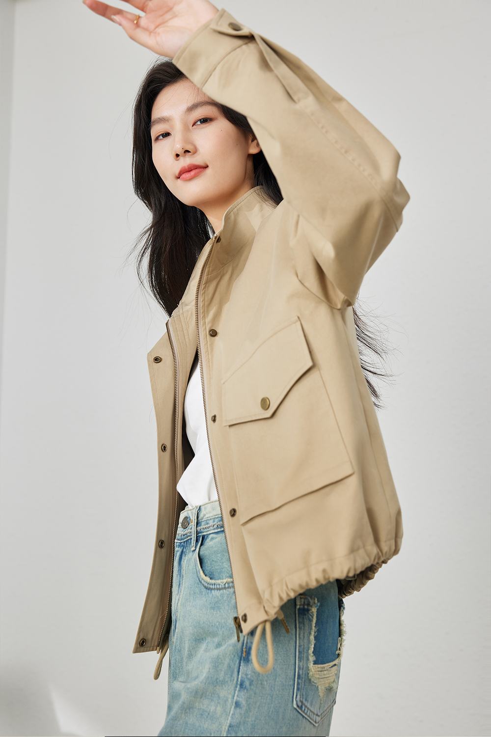 Casual Zip-Up Jacket