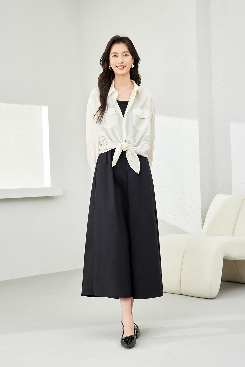 Tie-Hem Shirt
