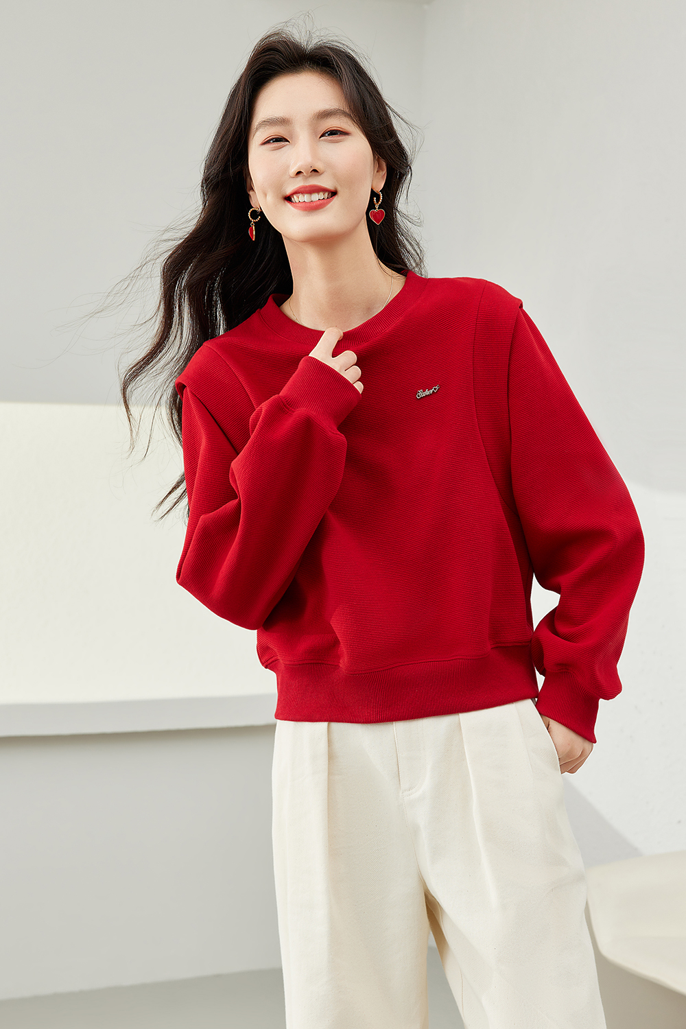 Solid color short tops-VIMLYSTORE