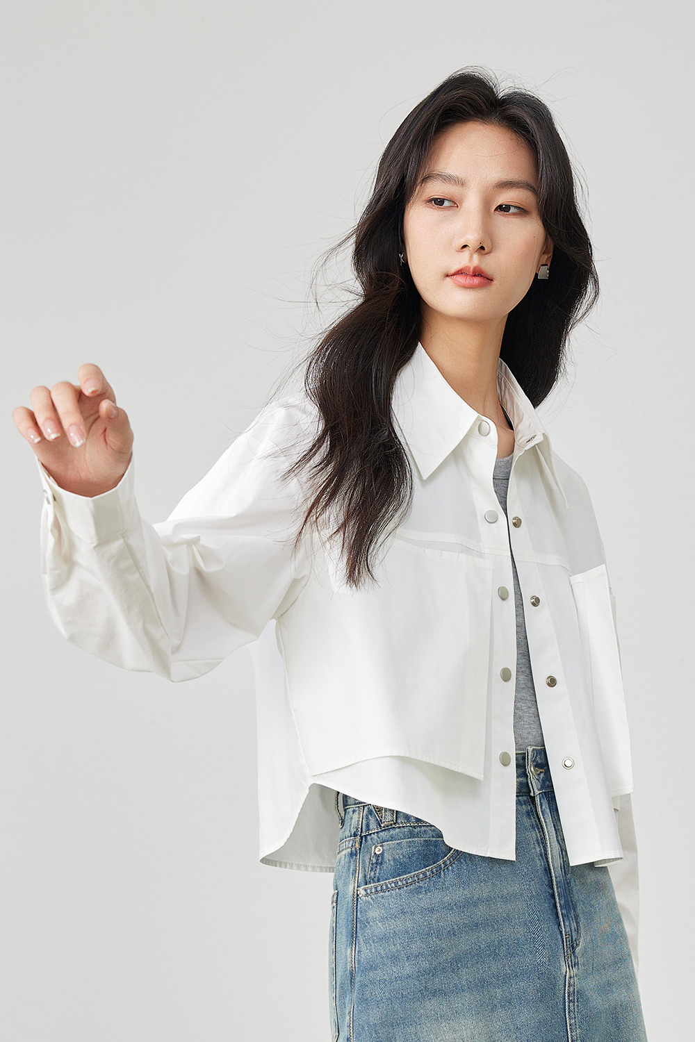 Lapel Patch Shirt