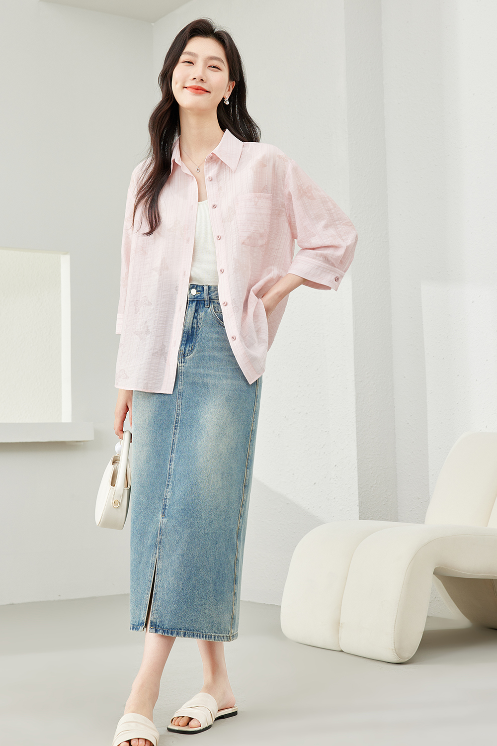 Butterfly Printed Shirt-VIMLYSTORE