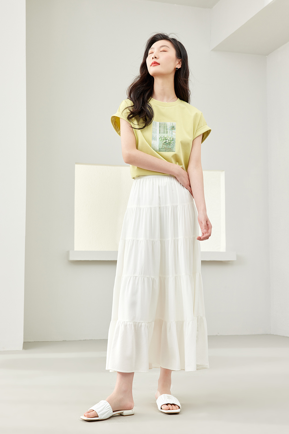 Loose A-Line Cake Skirt