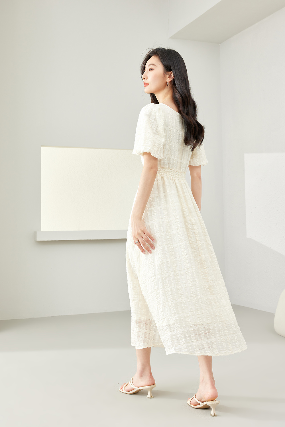 Hidden Plaid A-Line Skirt