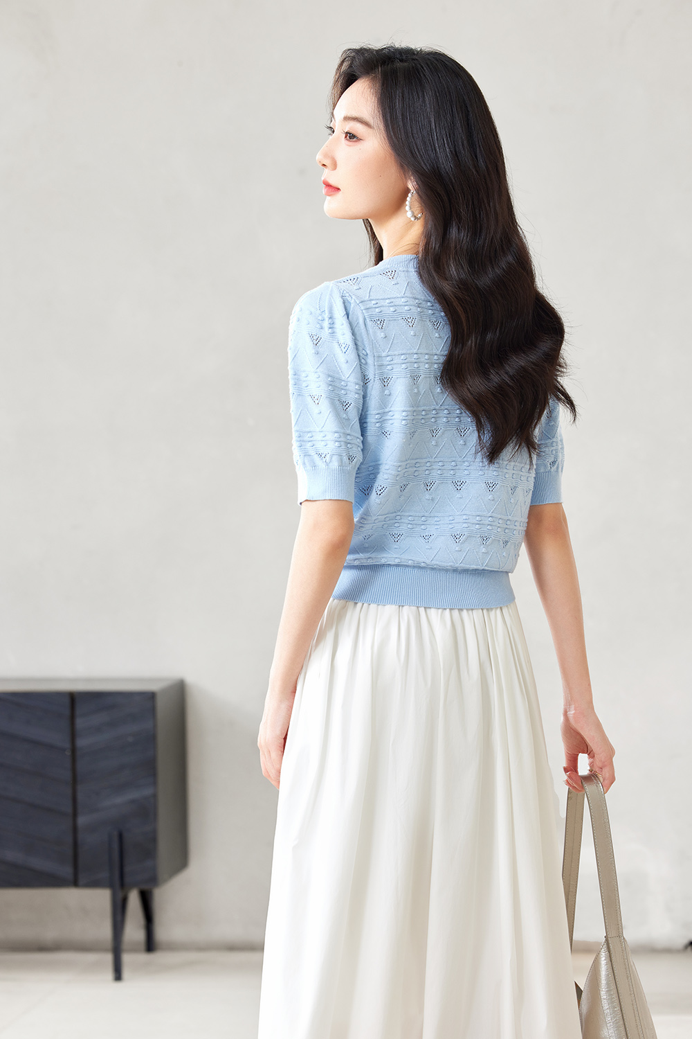 Sunshine Cotton Crew Neck Sweater