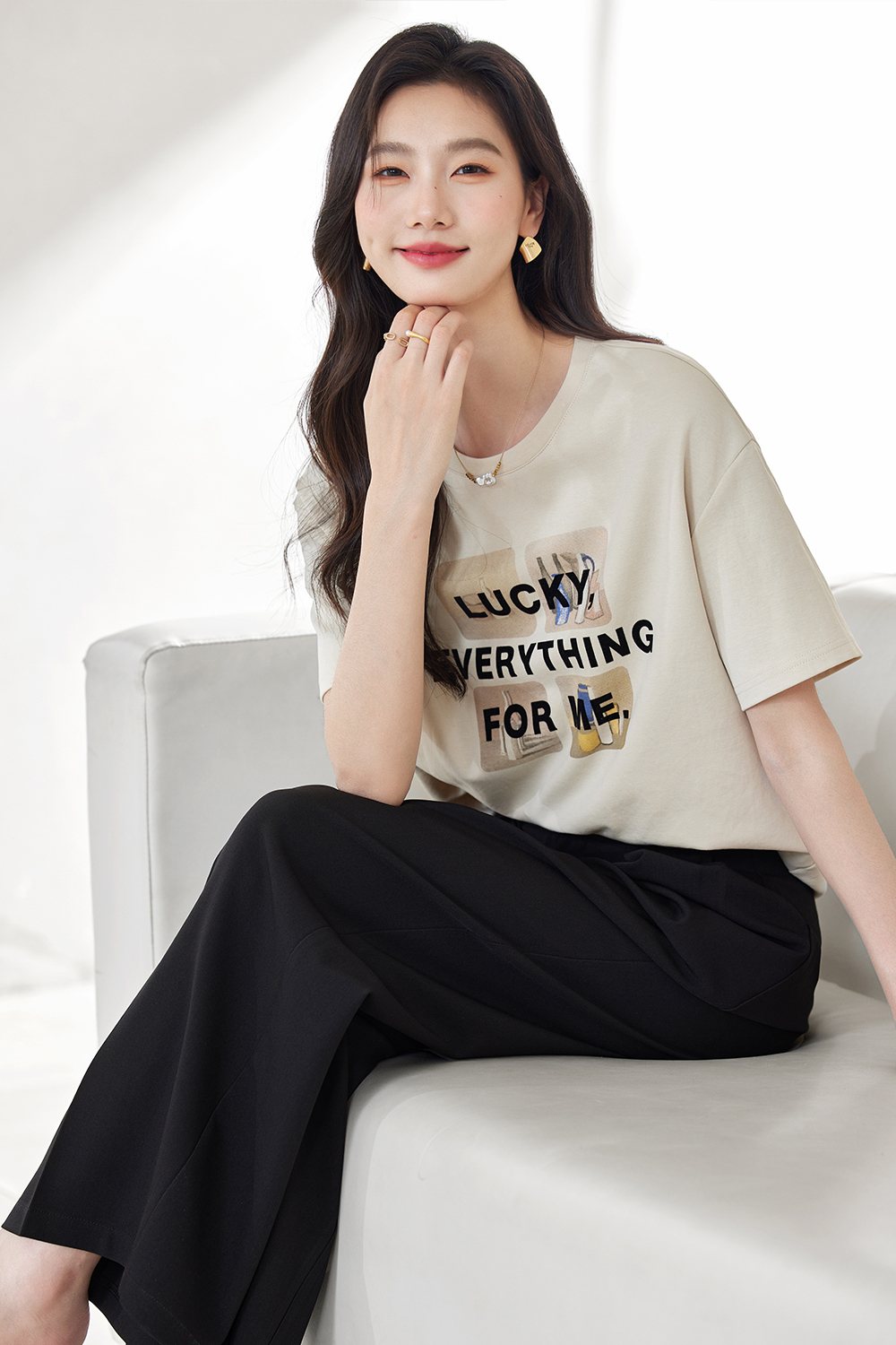Khmer-Blend Printed T-Shirt
