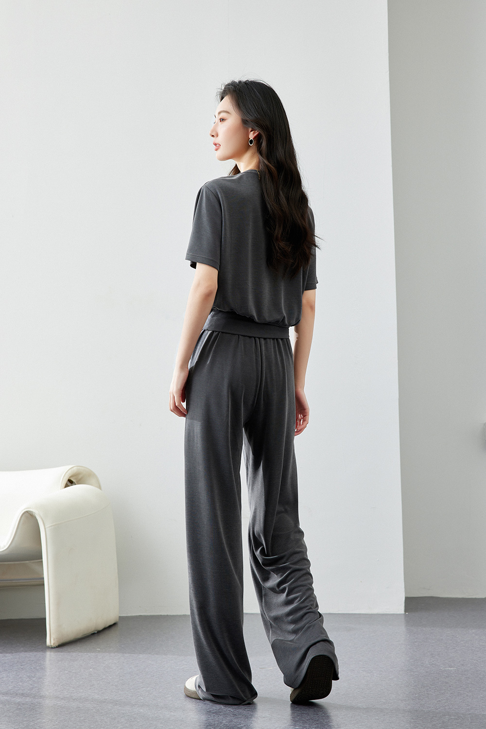 Knitted Cuprammonium Embroidered Set