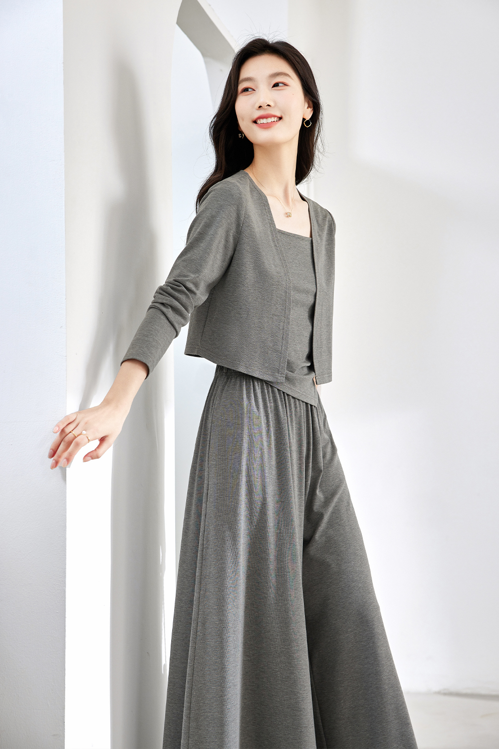 Fashionable Lazy Temperament Three-piece Set