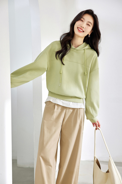 Fashionable Casual Silhouette Sweatshirt