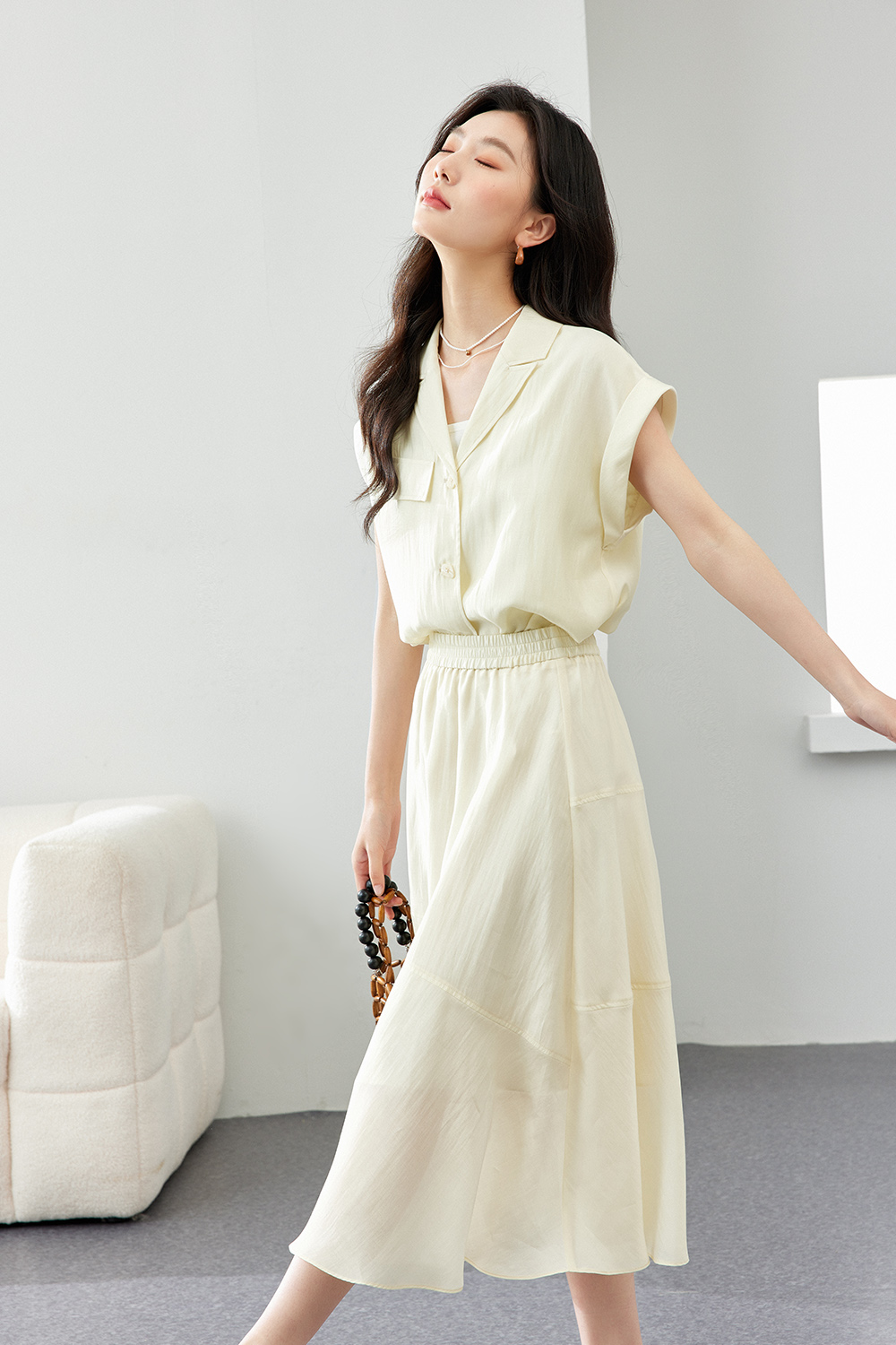 Unrestrained comfortable Lyocell suit.