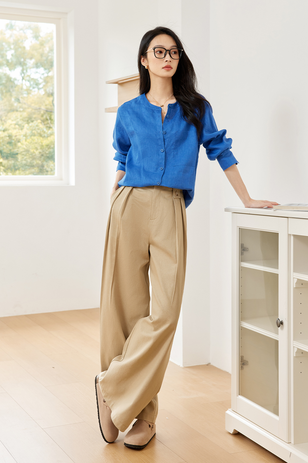 Simple And Stylish Linen Shirt
