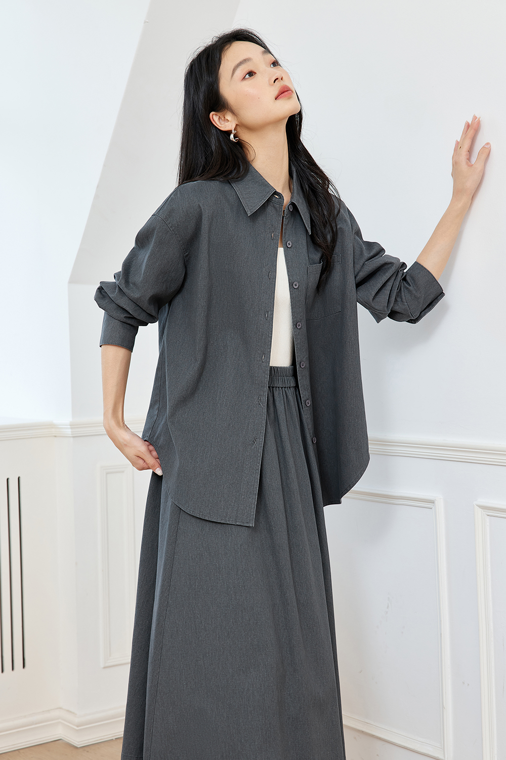 Leisure High-End Pure Cotton Suit