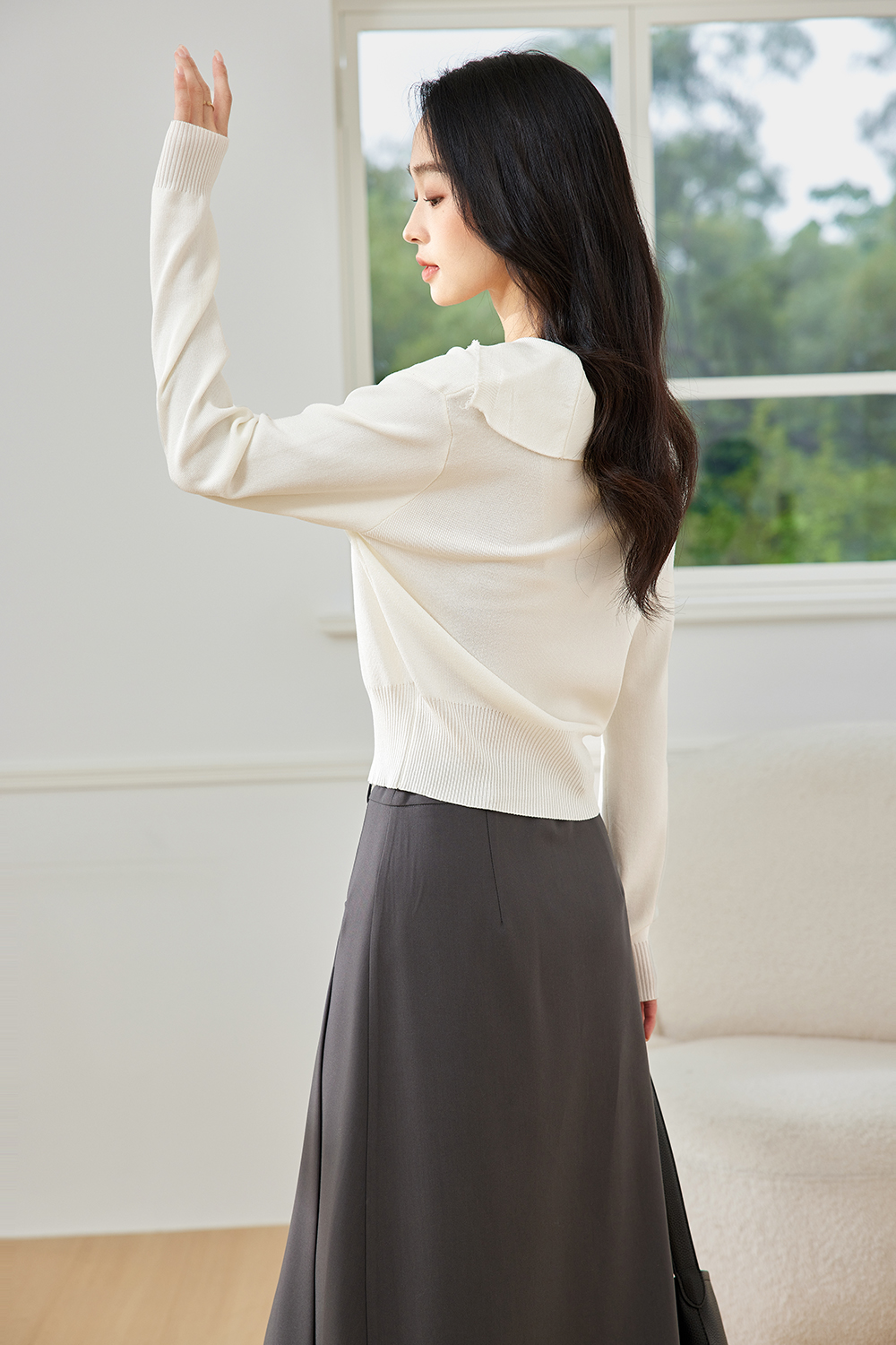 Simple And Versatile Knitted Cardigan-VIMLYSTORE