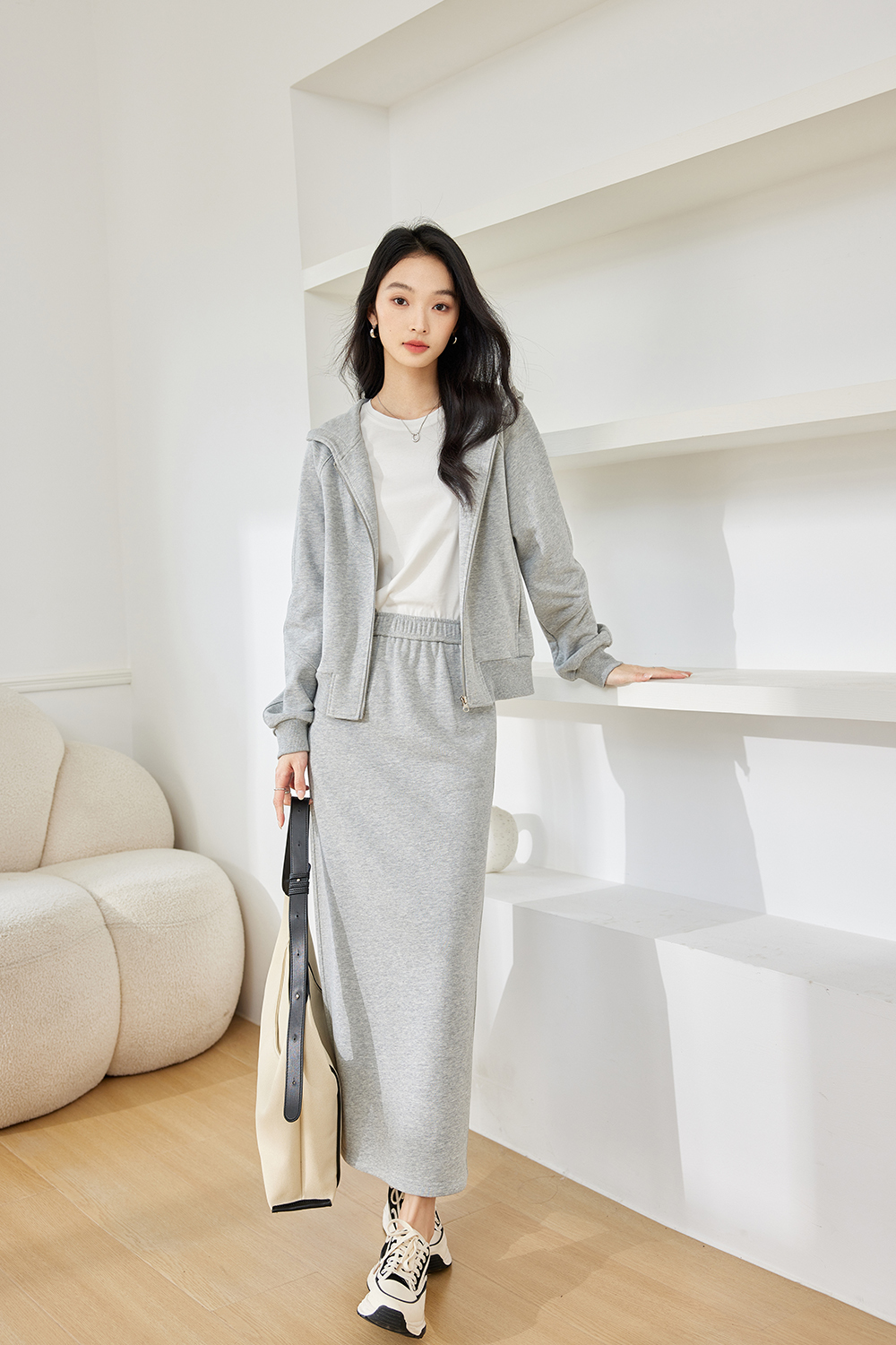 Pure cotton fashionable temperament suit