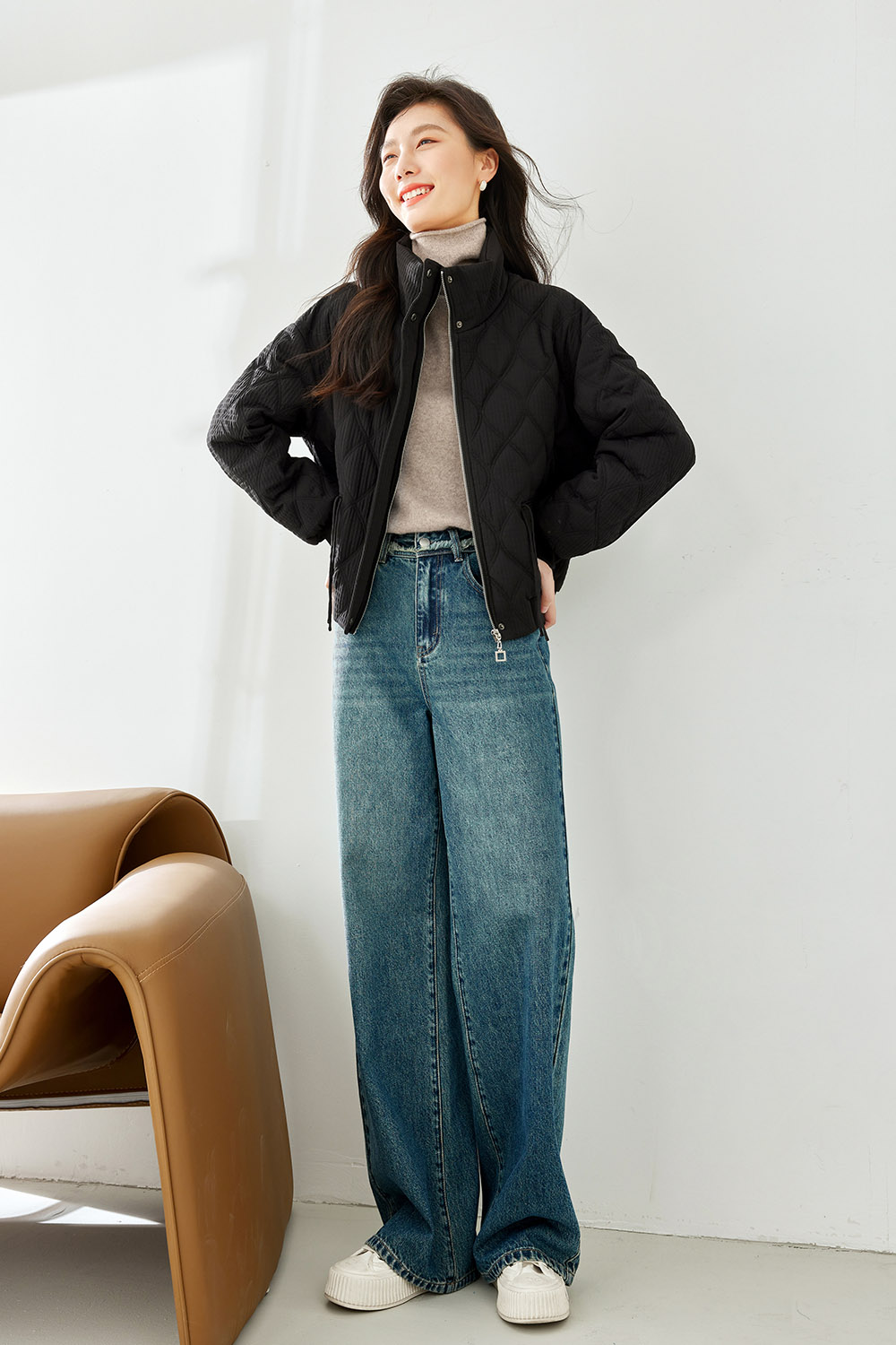 Solid Color Cotton Jacket