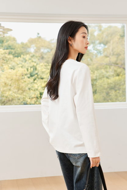 Scenery Print Cotton T-shirt