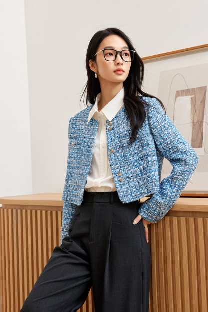 French Tweed Short Jacket