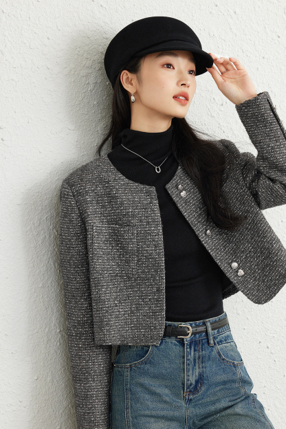 French Tweed Short Jacket