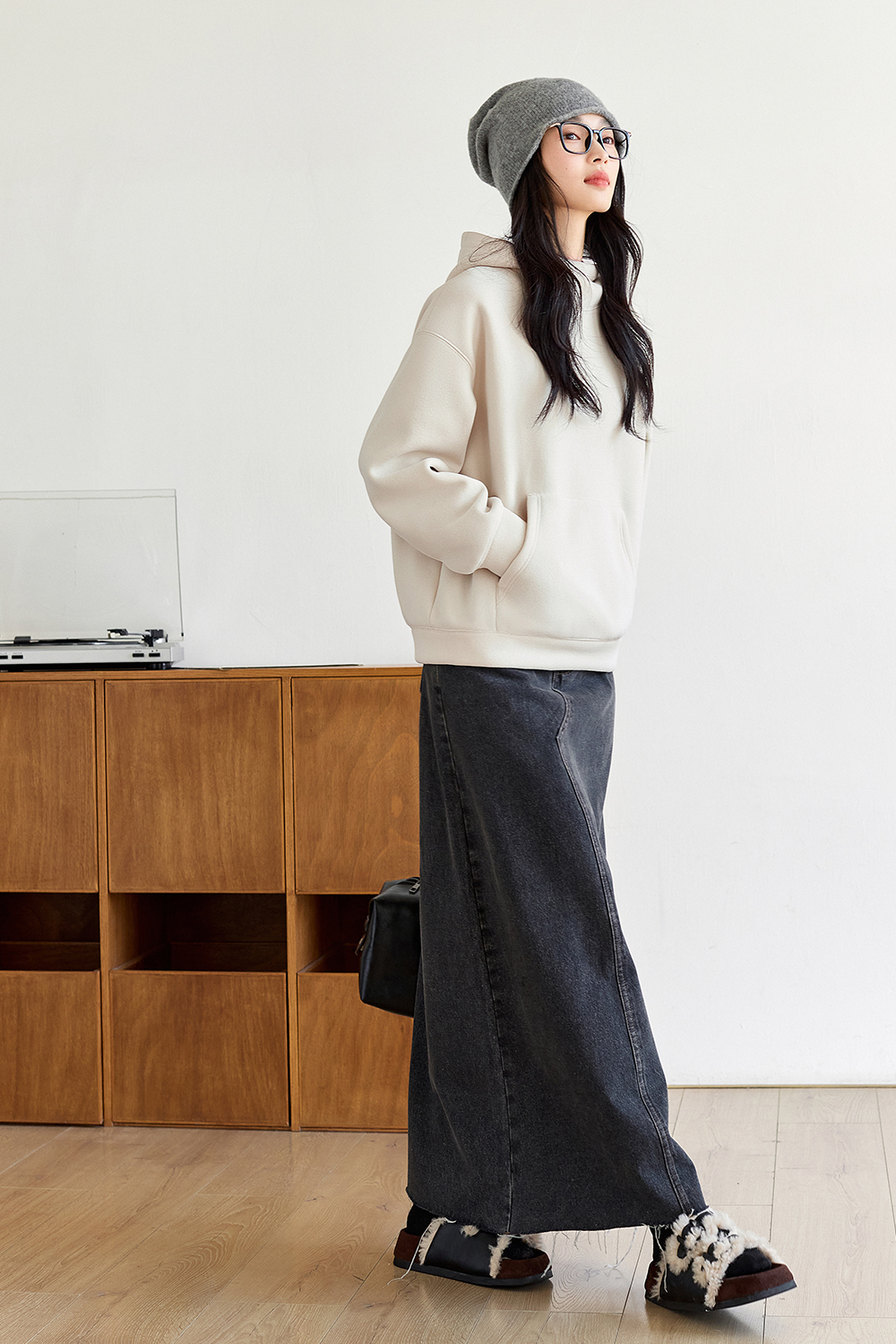 Fun Embroidered Hooded Sweatshirt-VIMLYSTORE