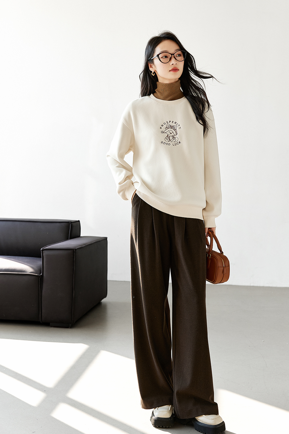 Fun printed design sweatshirt-VIMLYSTORE