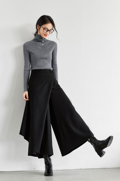 Irregular loose culottes