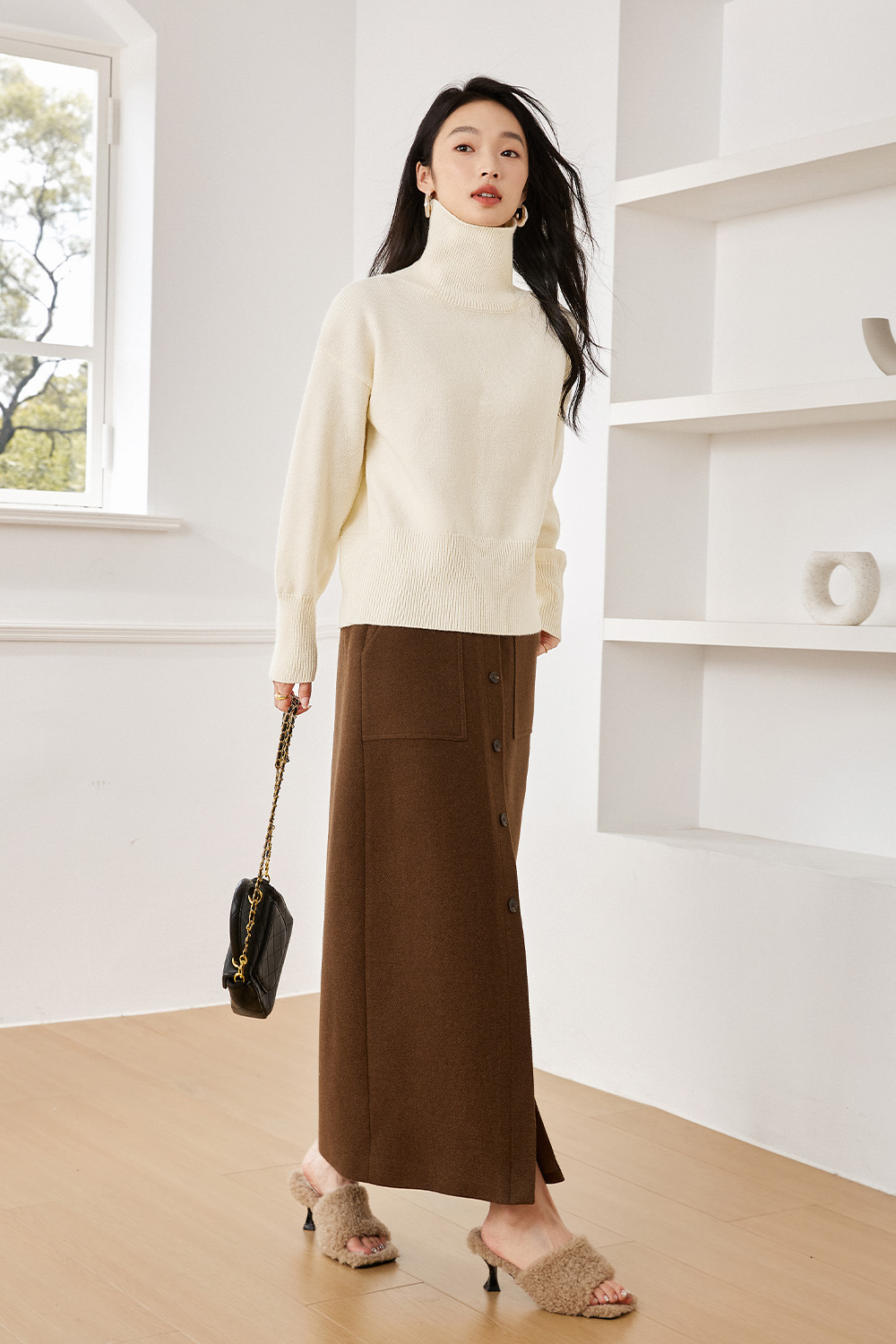 Lazystyle Warm Knitted Sweater-VIMLYSTORE