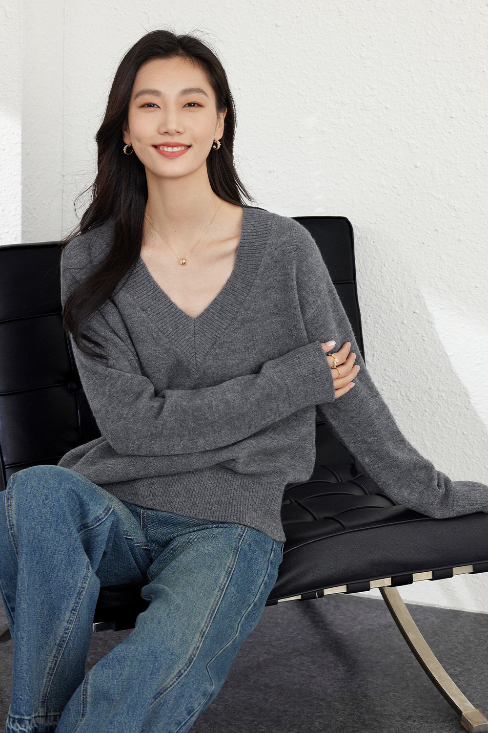 Lazy Style Soft Knit Sweater-VIMLYSTORE