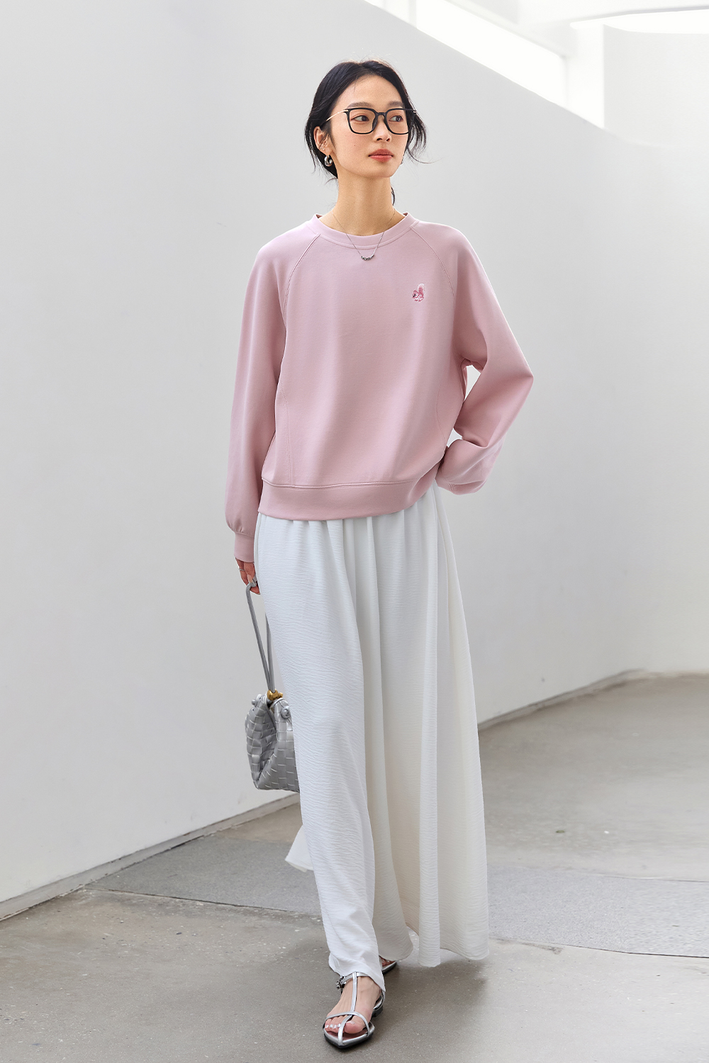 Breathable Texture Sweatshirt-VIMLYSTORE