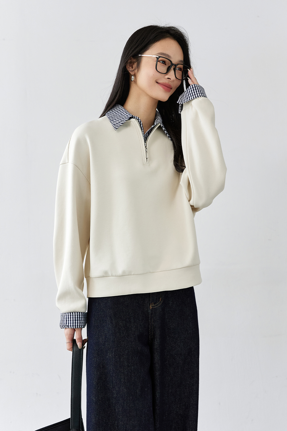 Cotton Two-Piece Sweatshirt-VIMLYSTORE