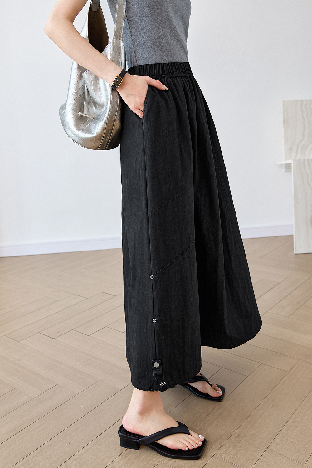 Fashionable A-Line Workwear Skirt-VIMLYSTORE