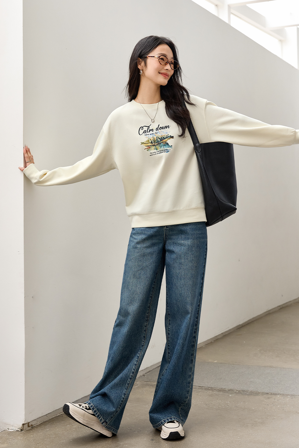 Funny Printed Sweatshirt-VIMLYSTORE