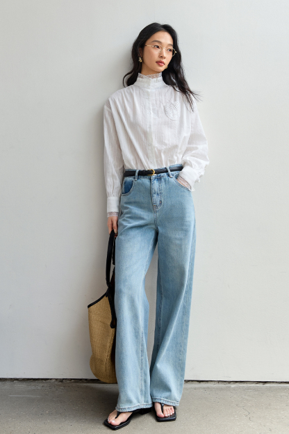 Hollow Lace Shirt