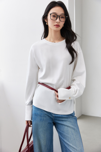 High-cotton Cloud - like T-shirt