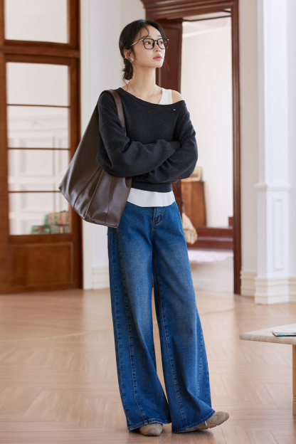 Layered Contrasting Two-Piece Suit