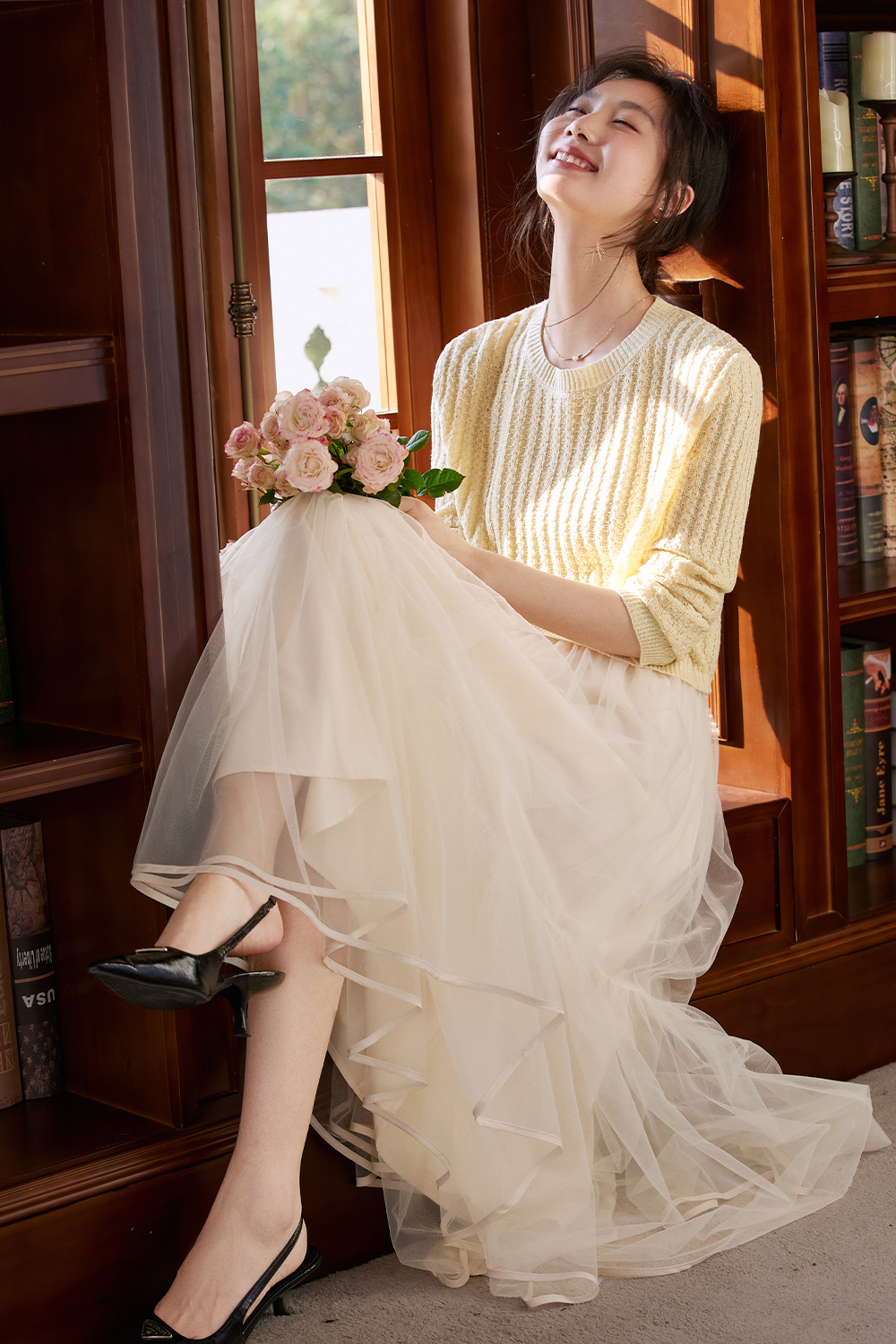 Three-dimensional Woven Knitwear-VIMLYSTORE