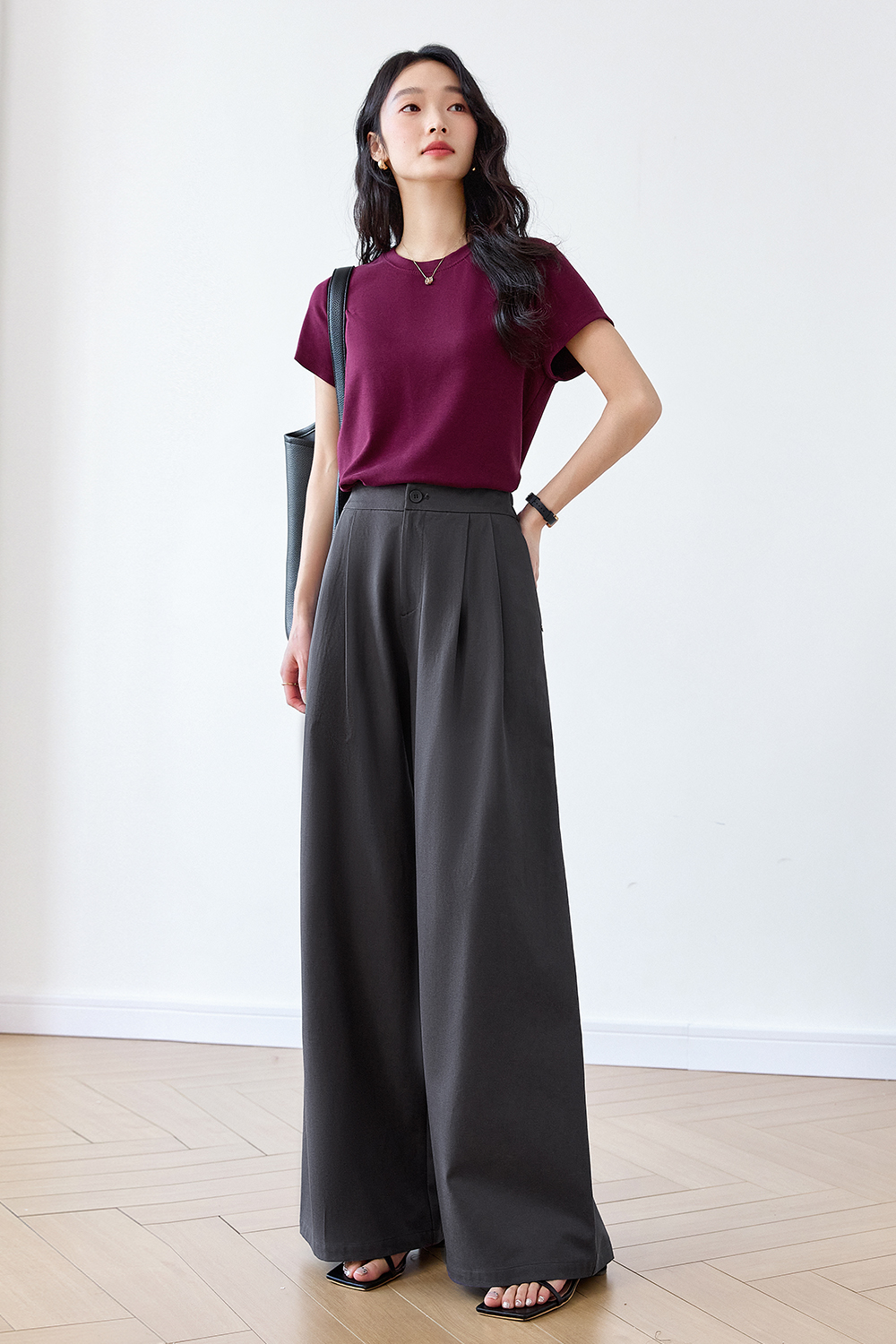 Casual Wide-Leg Trousers