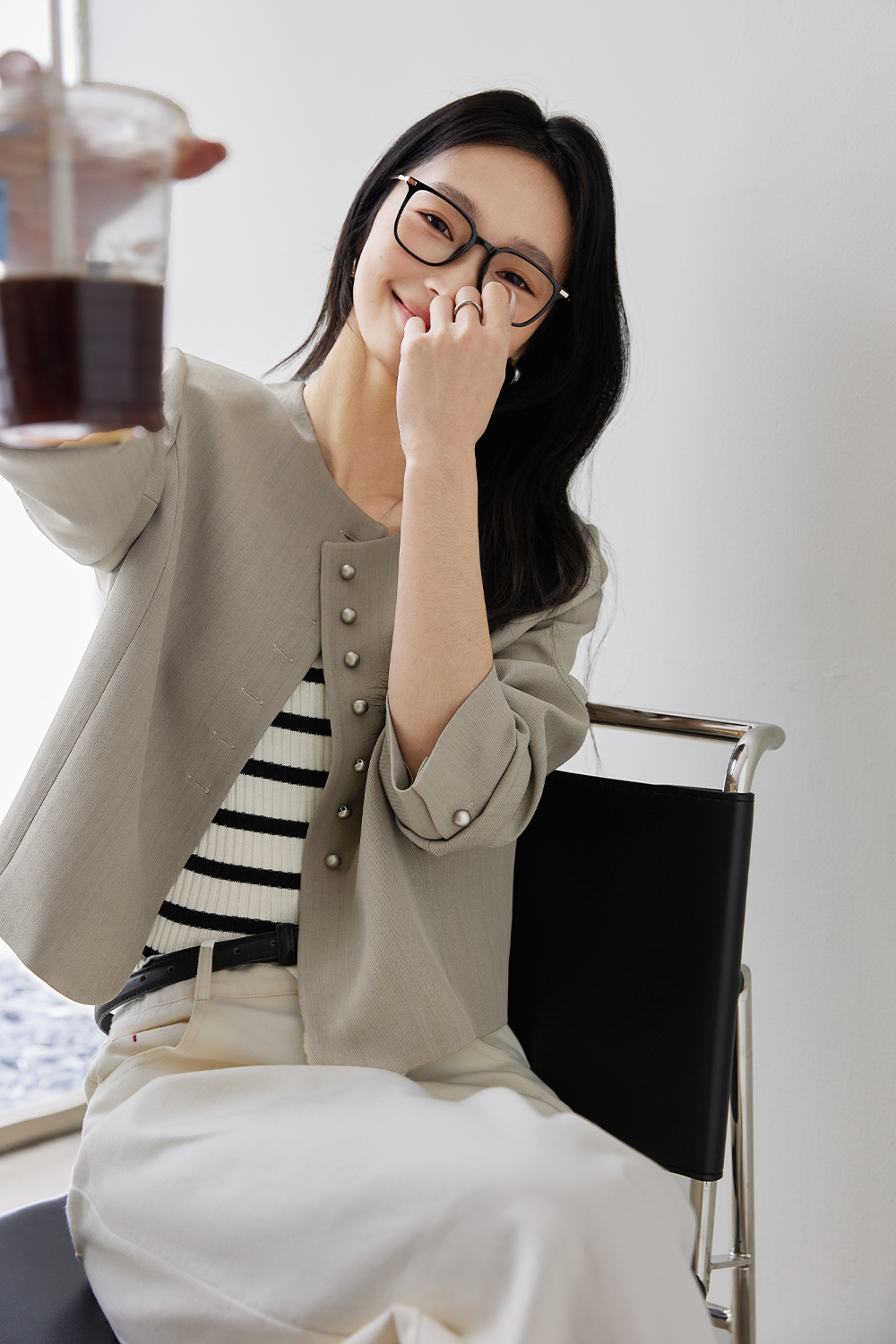 Simple Designed Short Length Jacket