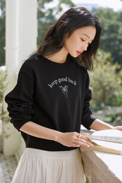 Simple Printed Sweatshirt