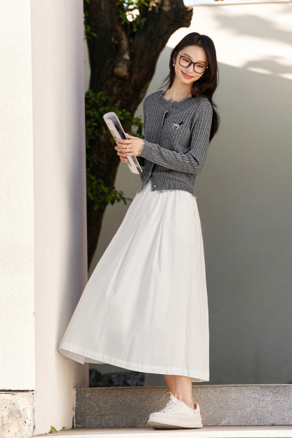 Pony Embroidered Knitted Cardigan