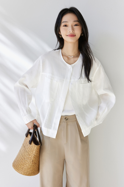Pure Ramie Breathable Jacket