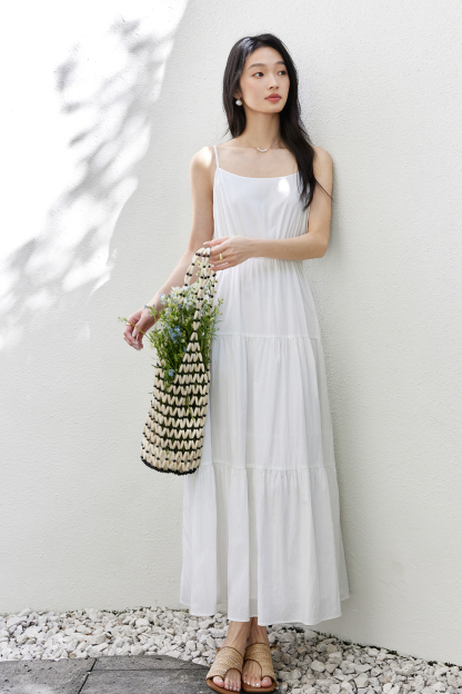 Elegant Suspender Dress
